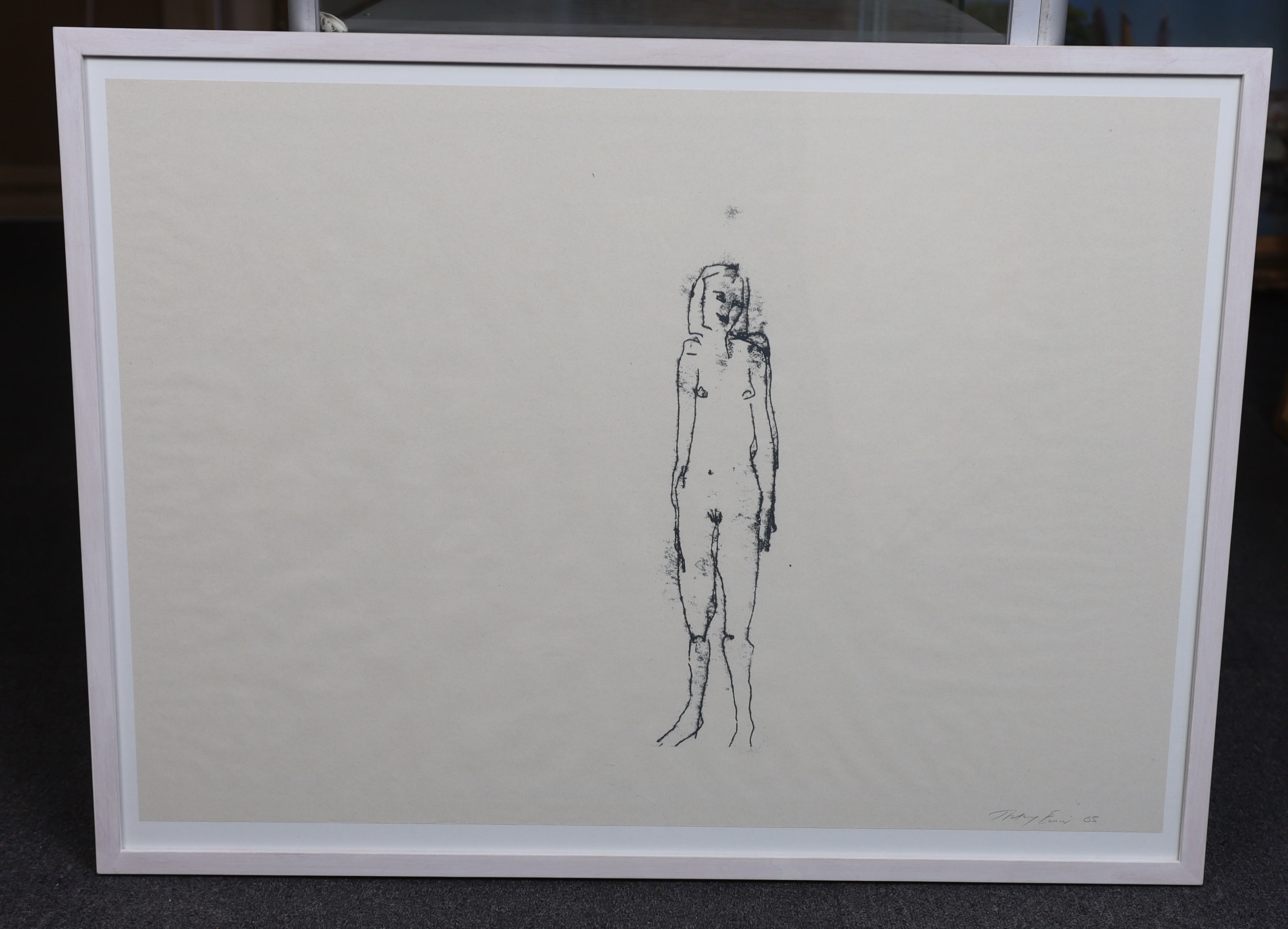 Tracey Emin (British, b.1963), When I Think About Sex, 2005, offset lithograph on thin paper, 59 x 84cm